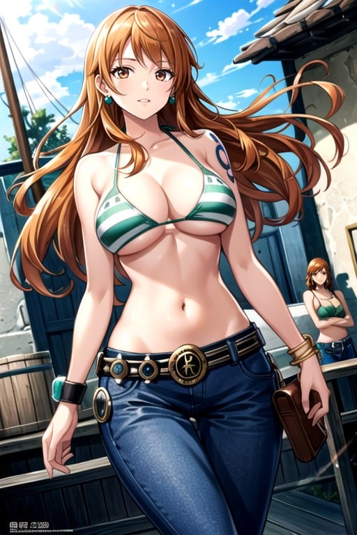 Nami (one Piece) Shemale AI Porn