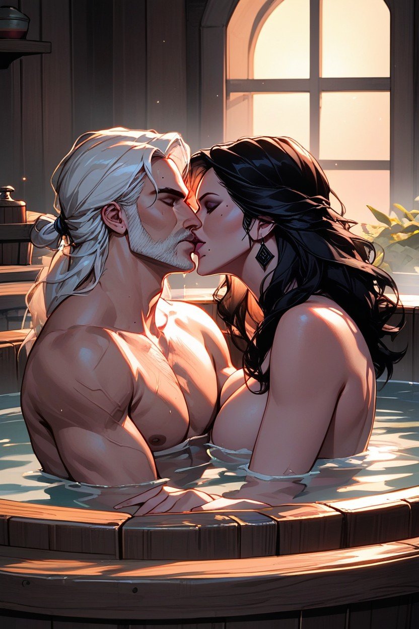 The Witcher, A Water Wooden Tub, FortressAI 포르노