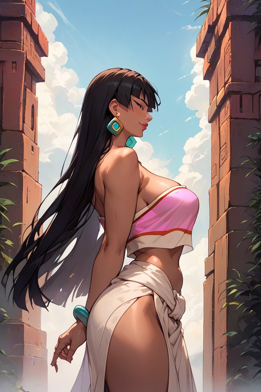 Massive Ass, Massive Breast, Chel From El Dorado Furry AI Porn