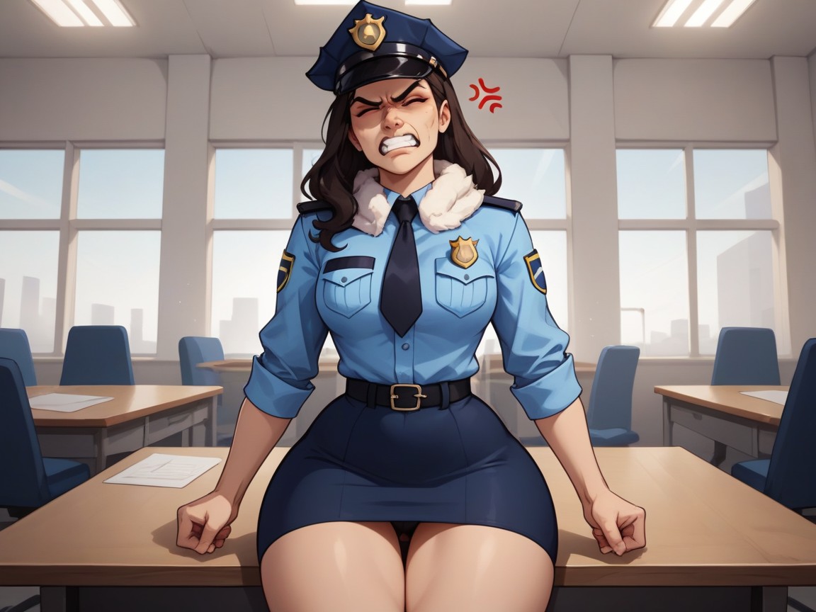 Wide Ass Cheeks, Huge Ass, Abdomen AI Porn