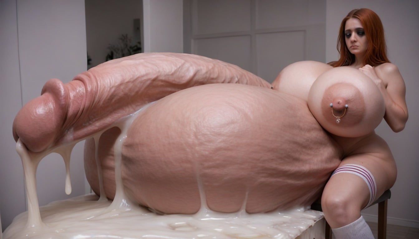 Bangs, Photorealistic, Hyper Cum Shemale AI Porn