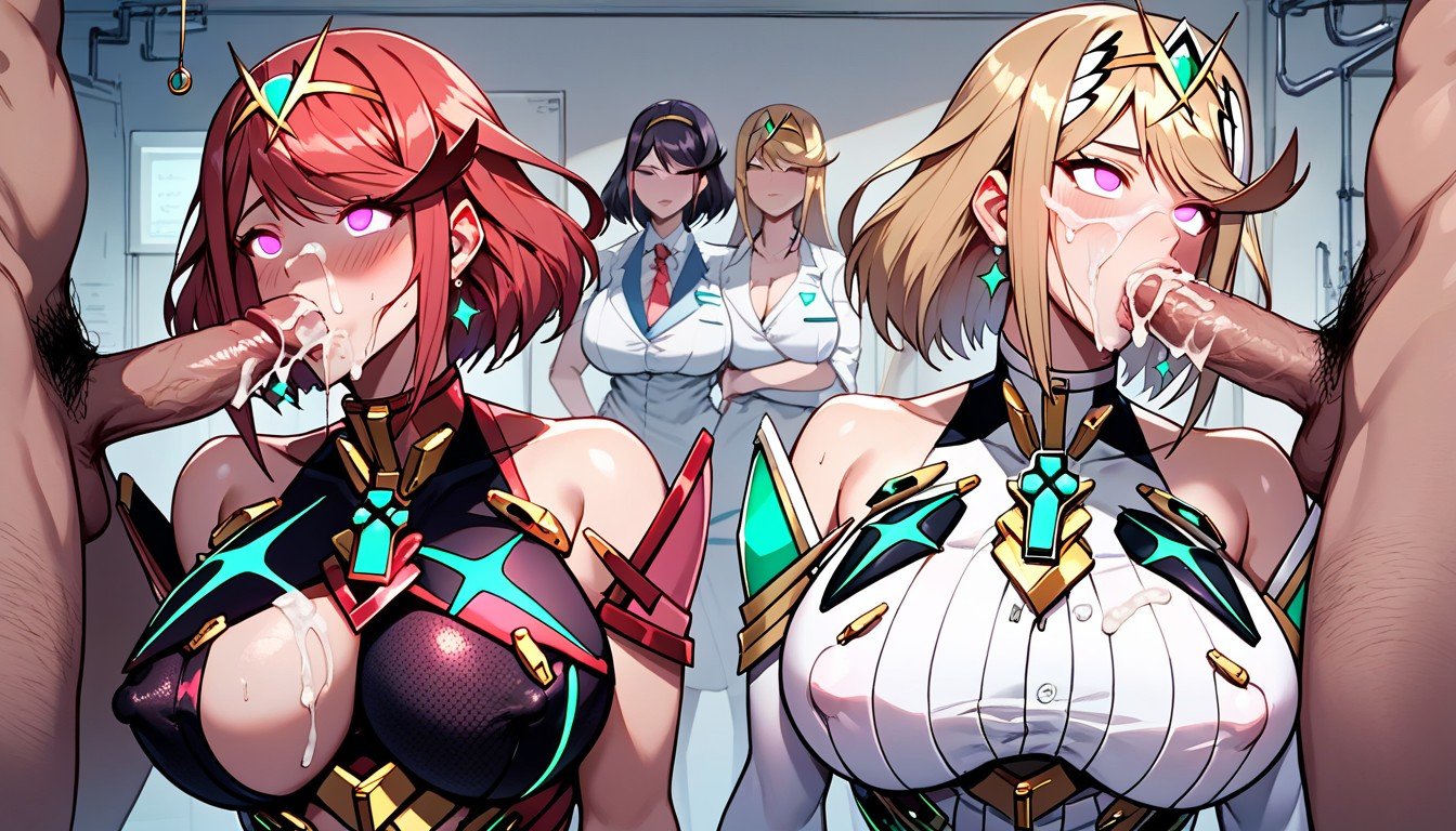 Pechos Masivos, Xenoblade Outfits, Erect Nipples Visible Through ClothesPorno AI Hentai