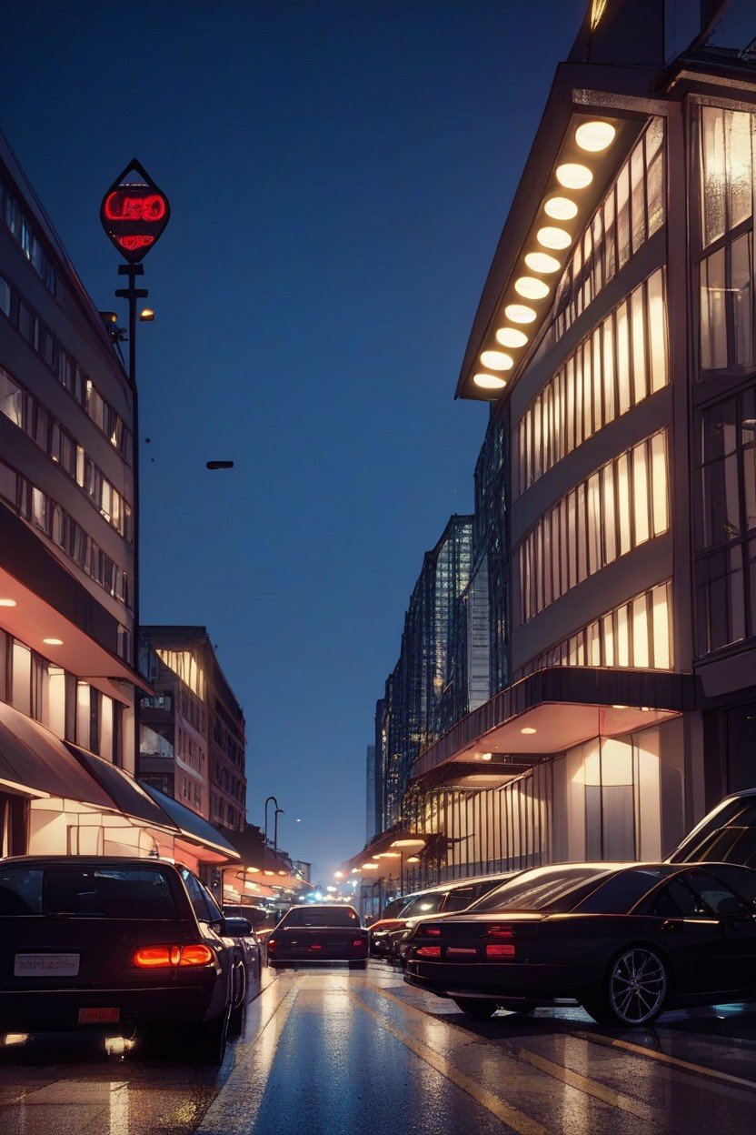 Close Up Of Hotel, Side Of Hotel, Front View Of Building퍼리 AI 포르노