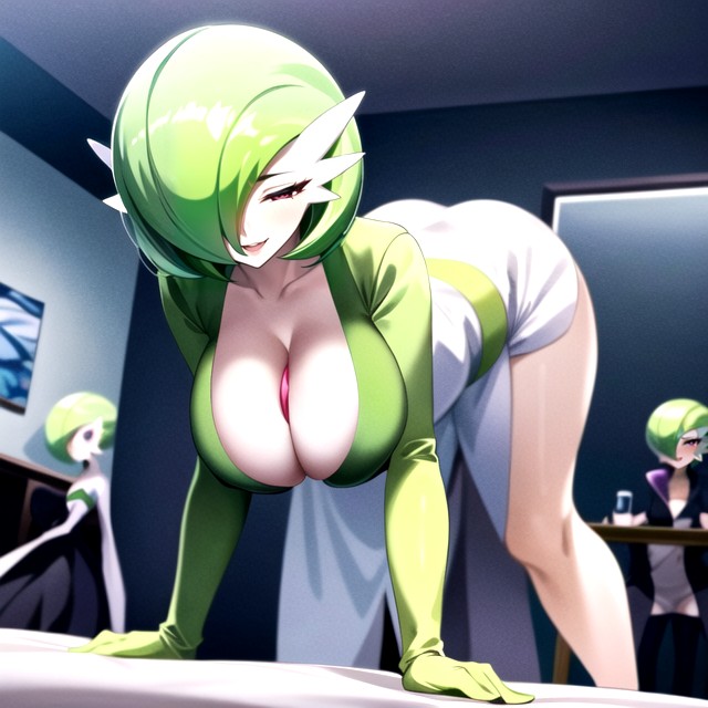 Gardevoir (pokemon), 2 Personnes, Cul ArrondiPorno IA