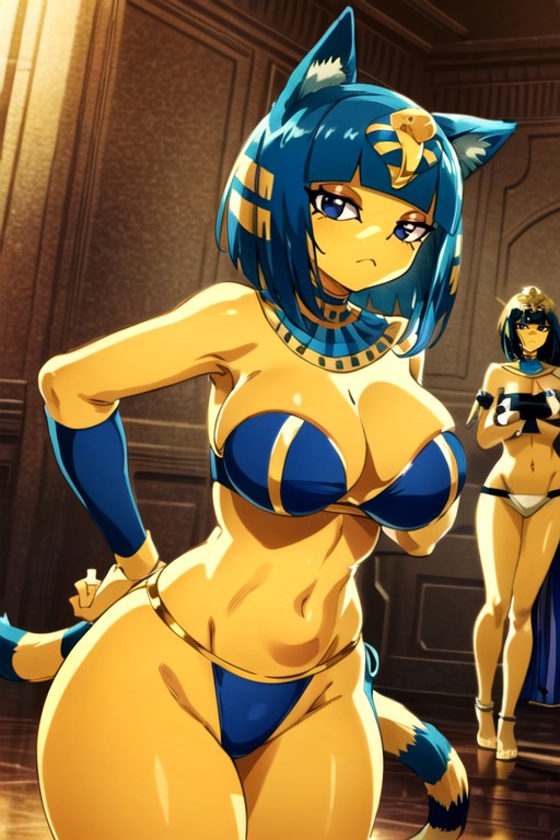 Tanga, Screencap (detallado), Ankha (animal Crossing)Porno AI Hentai