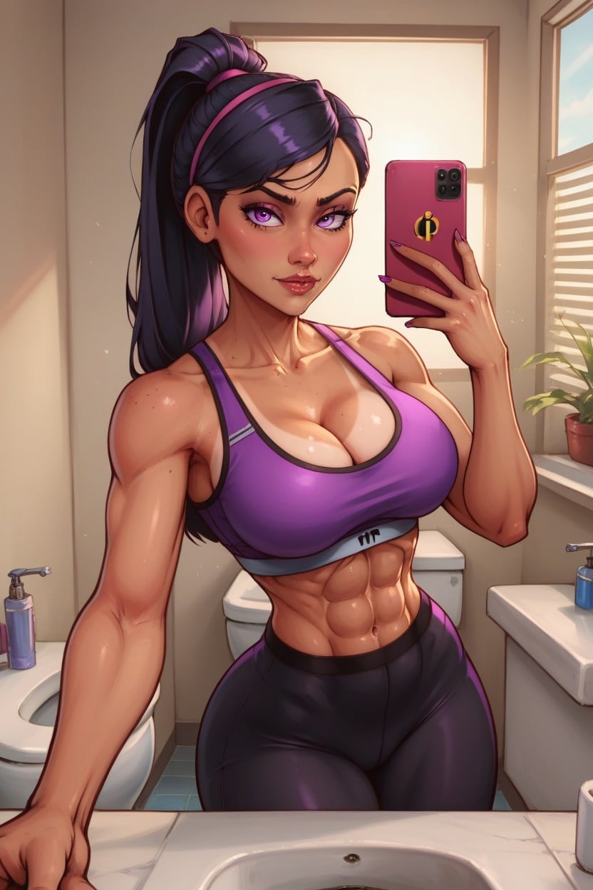 Small Breast, Beautiful Face, Perfect Skin Complexion AI Porn