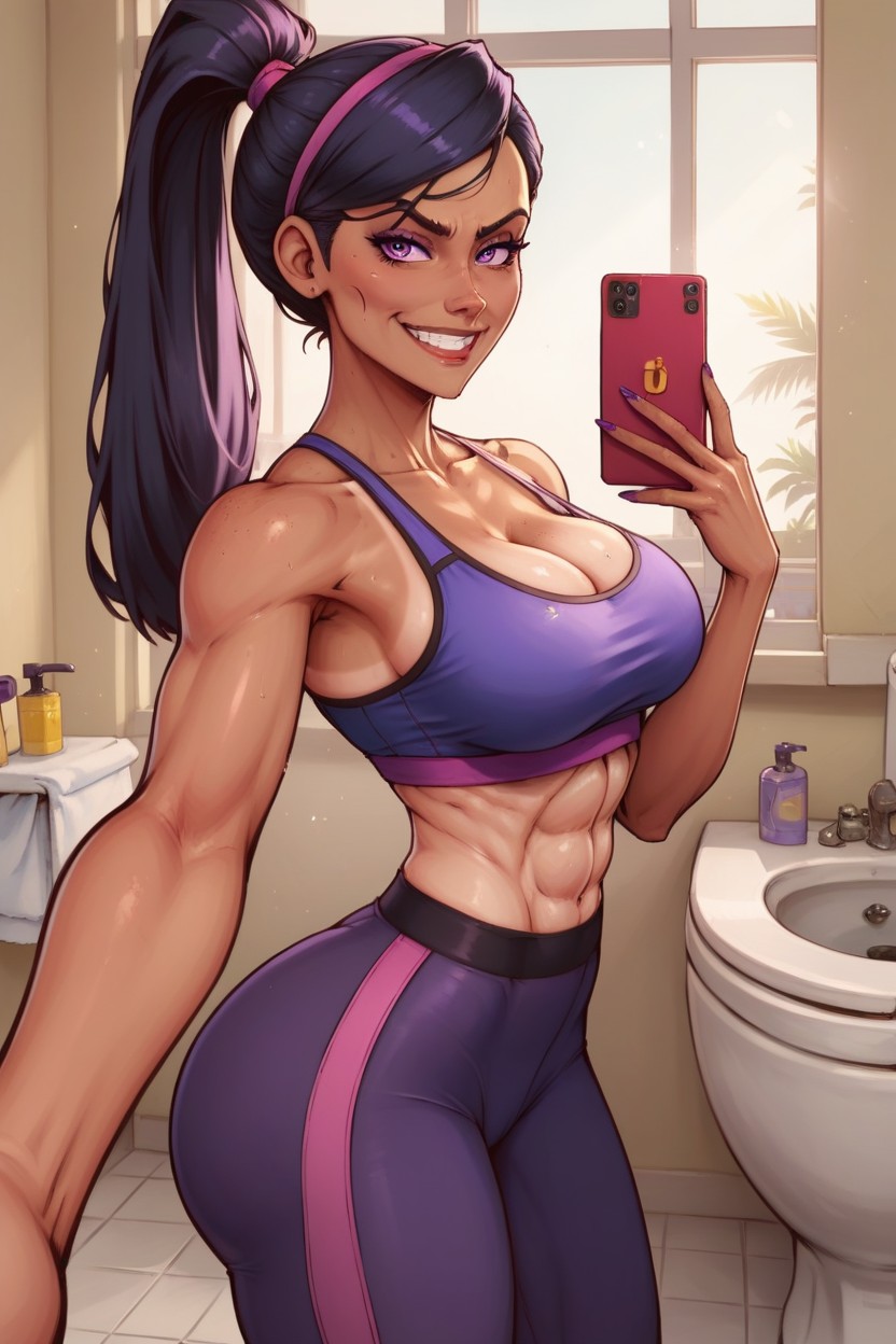 Tan Skin, Dawn, Huge Onion Butt AI Porn