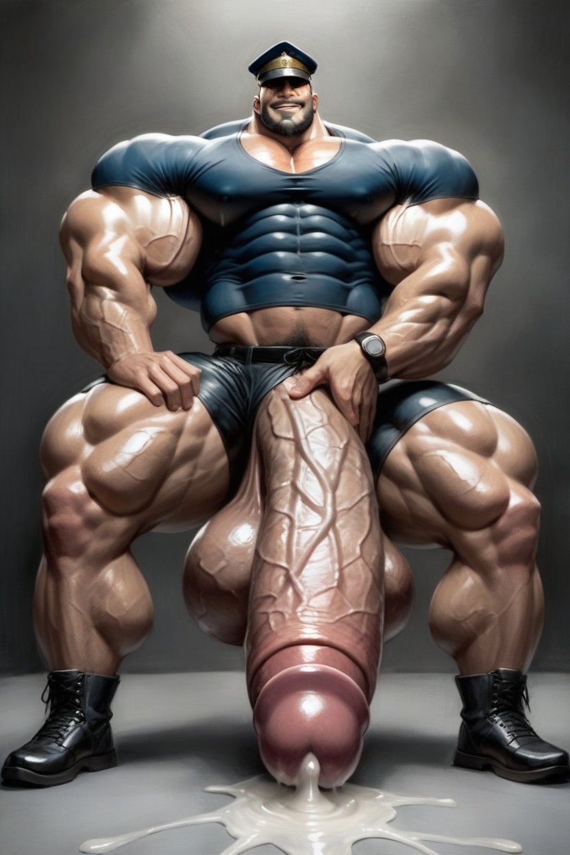 Gigantic Huge Cock, Cumshot, Gigantic Bulge AI Gay Porn