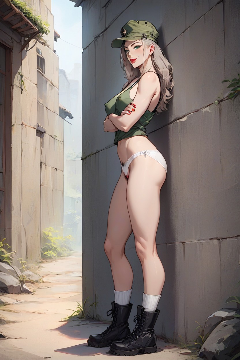 18+, Thick Lips, Standing AI Porn