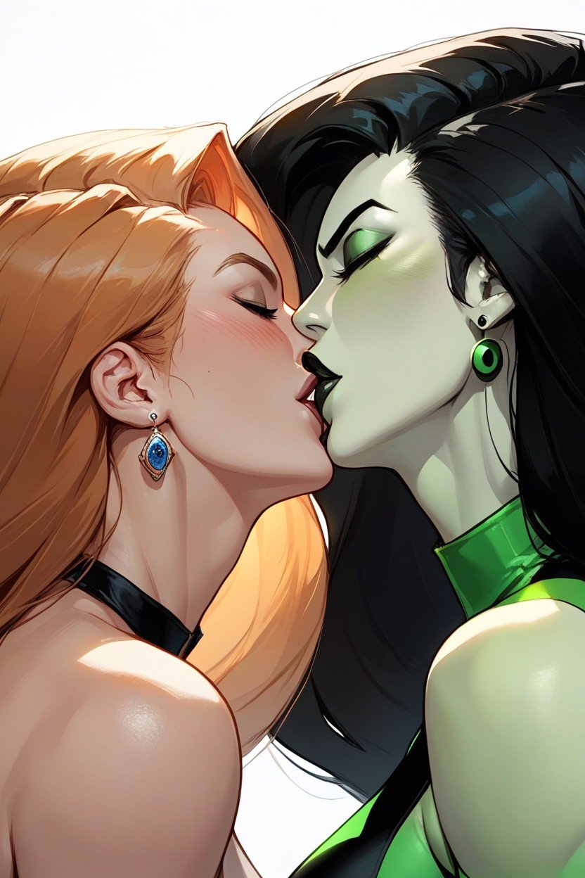 Lesbian Kissing, Shego, Kim PossibleAI兽人黄片