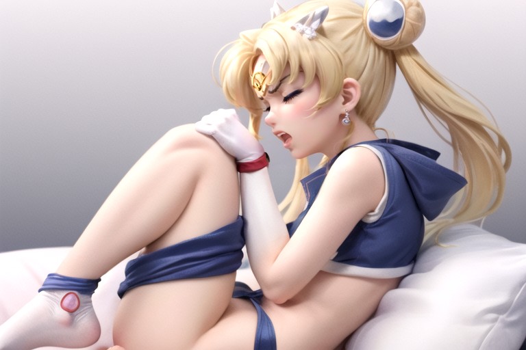 Eyes Closed, 3d, ToplessPorno IA Hentai