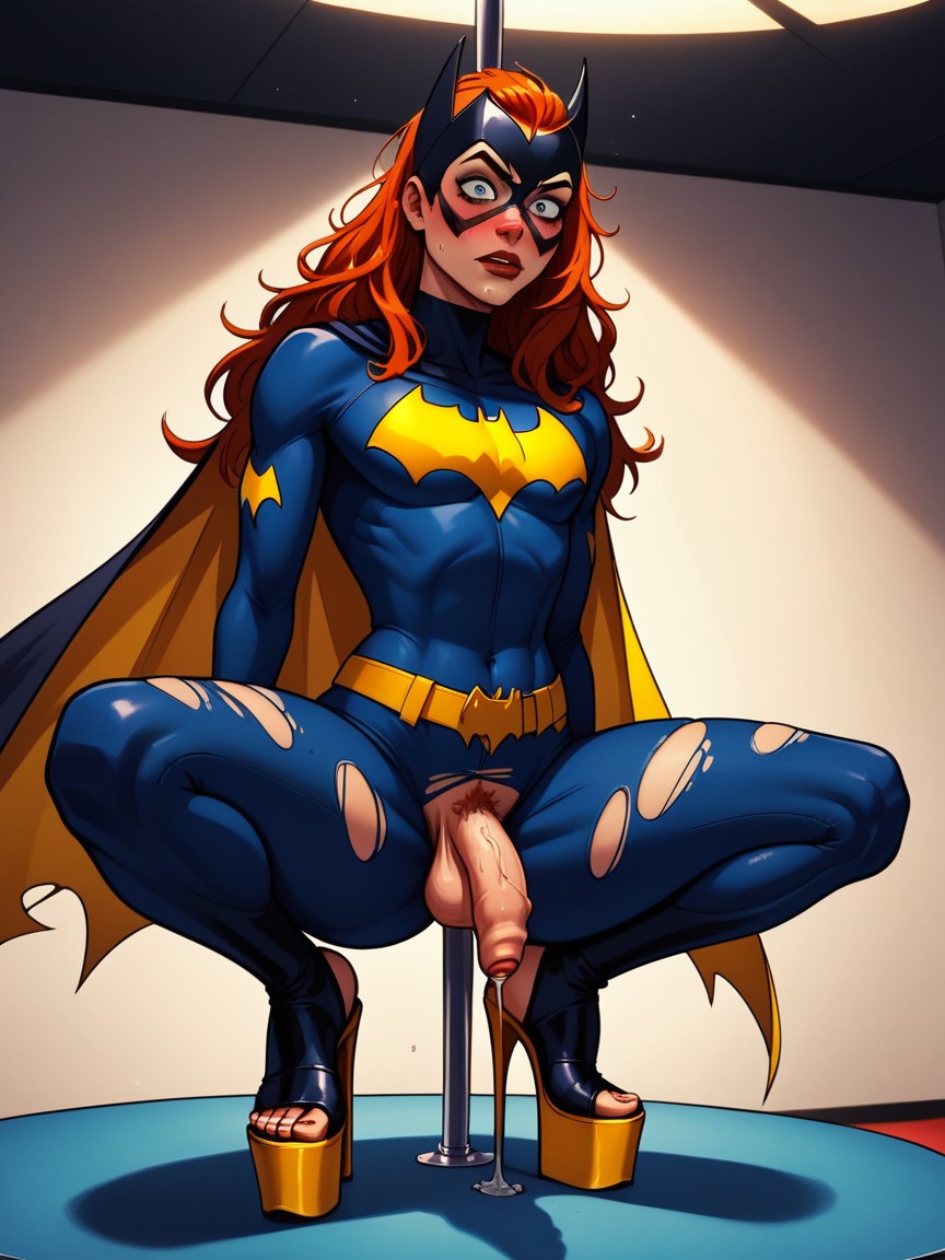 Twink, High Detail, Batgirl Shemale AI Porn
