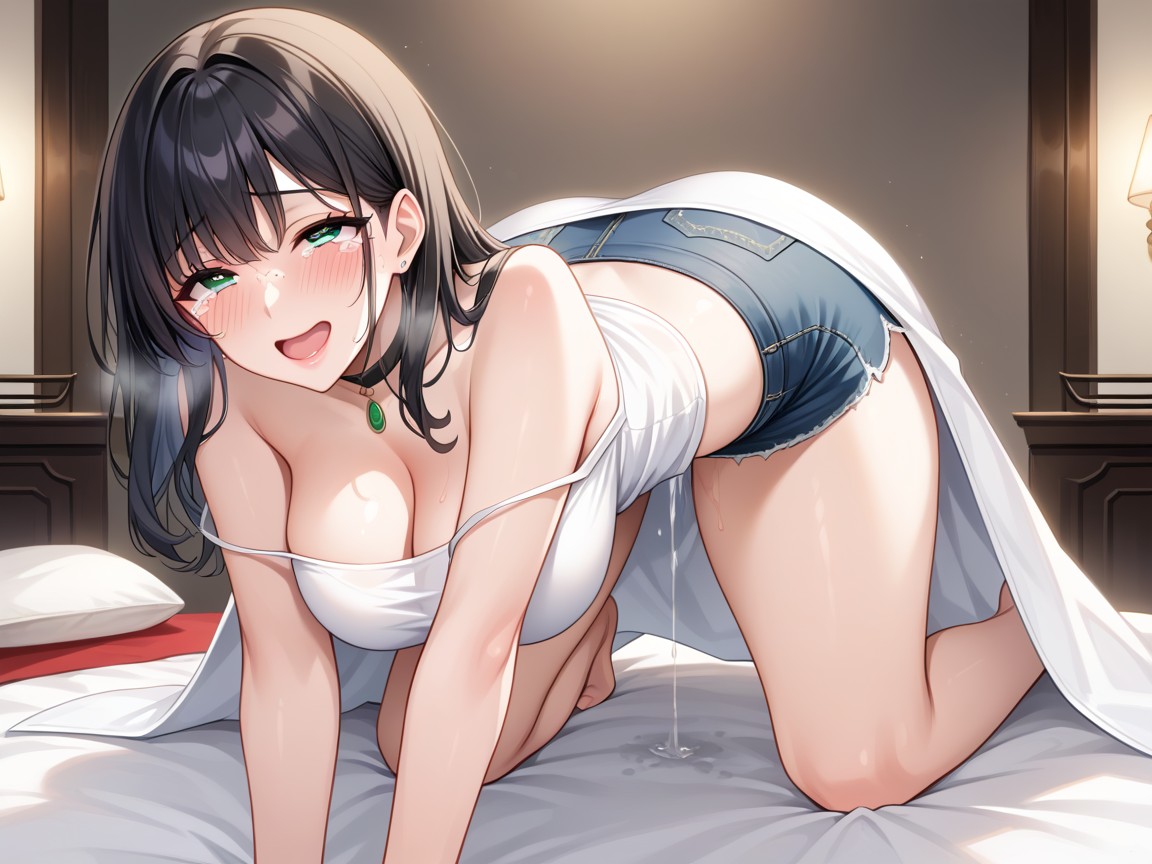Orgasm, Blush, Wide Hips AI Porn