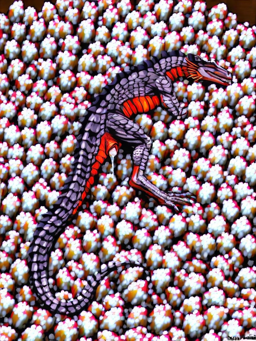 Blooming Labia, Massive Anus, Reptilian Genitalia Furry AI Porn