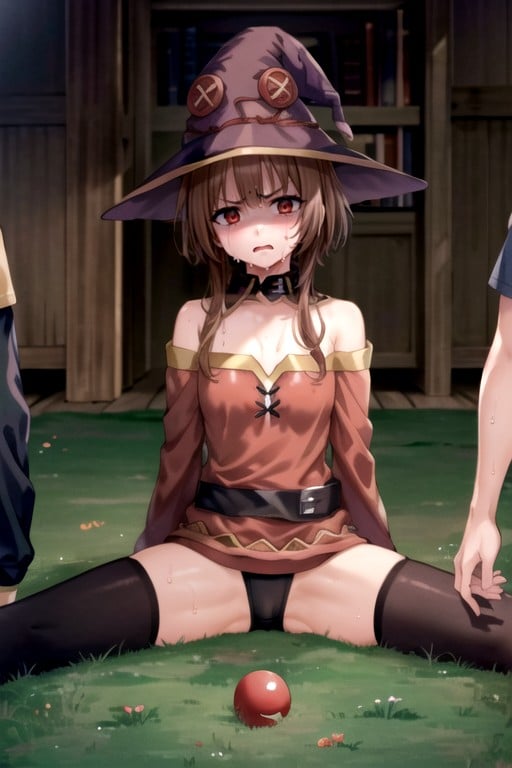 Cuerpo Completo, Dégoûté, Megumin (isekai Quartet)Porno IA de transexuales