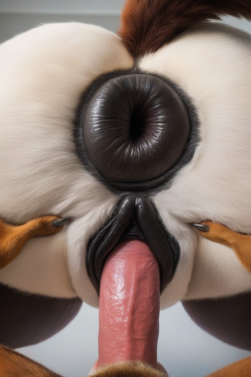 Puffy Pussy, Detailed Fur, Pov Anal A Cuatro Furry IA