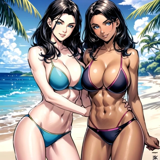 Dark Skin, Comic, Fit AI Porn