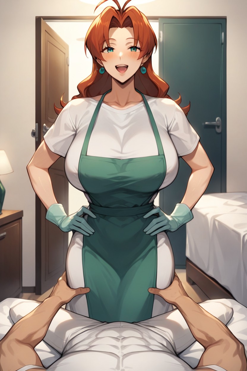 Perfect Body, Standing, Man Pov Lying On Bed Woman Walking Through Door Delia Ketchum PokemonAI黃漫