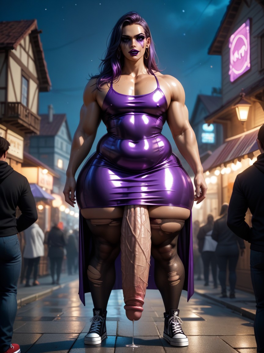 Night, Black Hair, Party AI Gay Porn