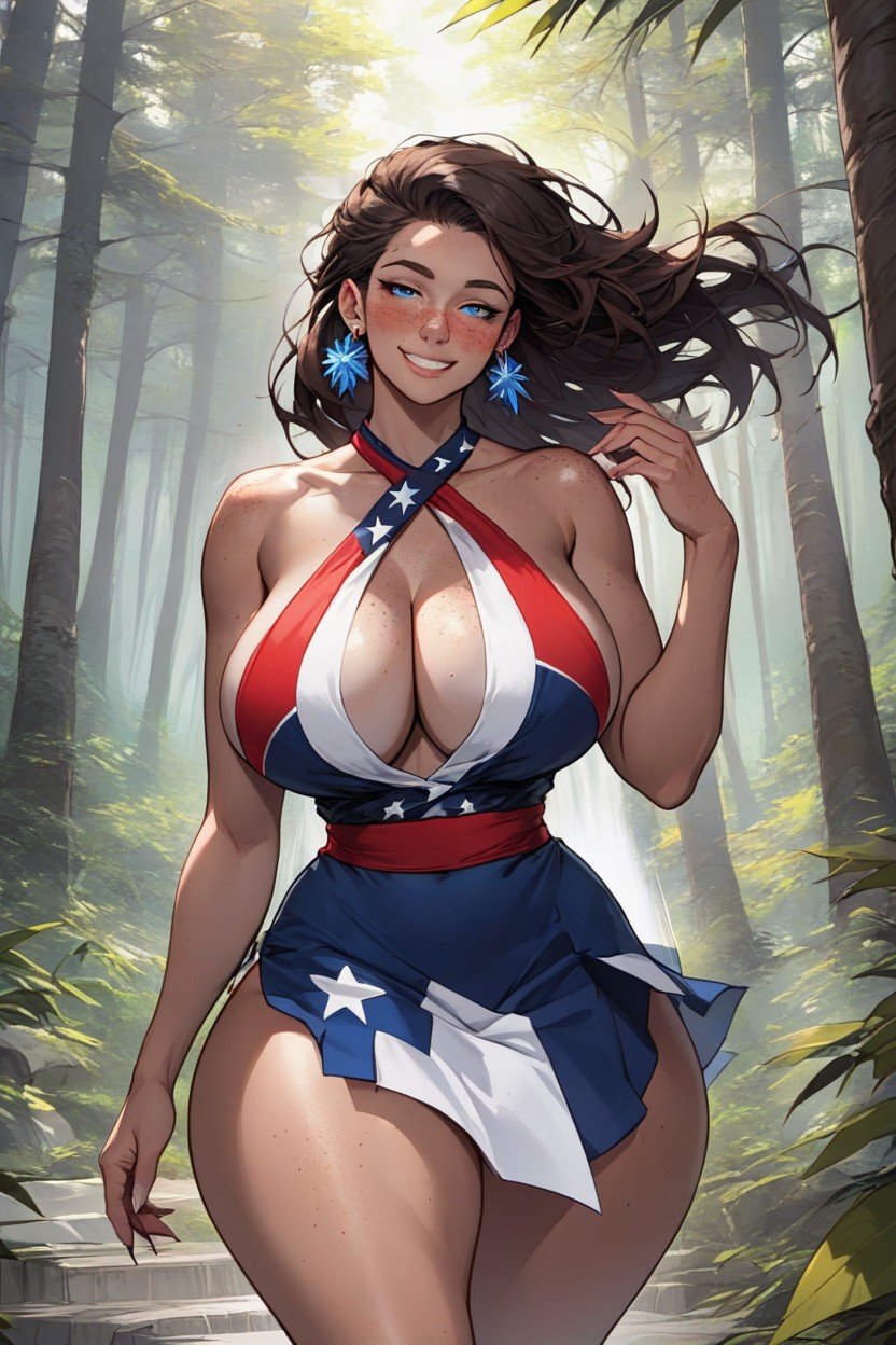 Wide Hips, Waist, Forest Hentai AI Porn