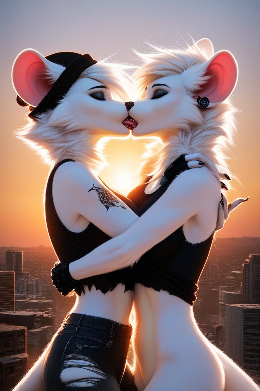 Close Up, Cool, Skinny Furry AI Porn