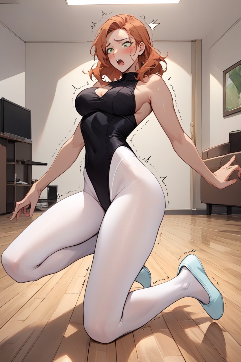 Hotel Room, Ticklish, Pretty Feet And Legs Hentai AI Porn