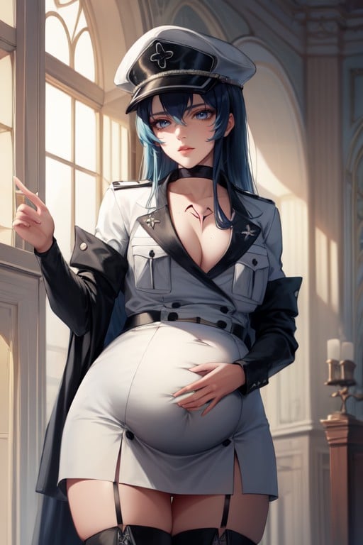 Esdeath (akame Ga Kill), Pregnant Pornografia de IA