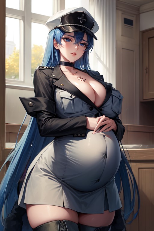 Esdeath (akame Ga Kill), Pregnant AI Porn