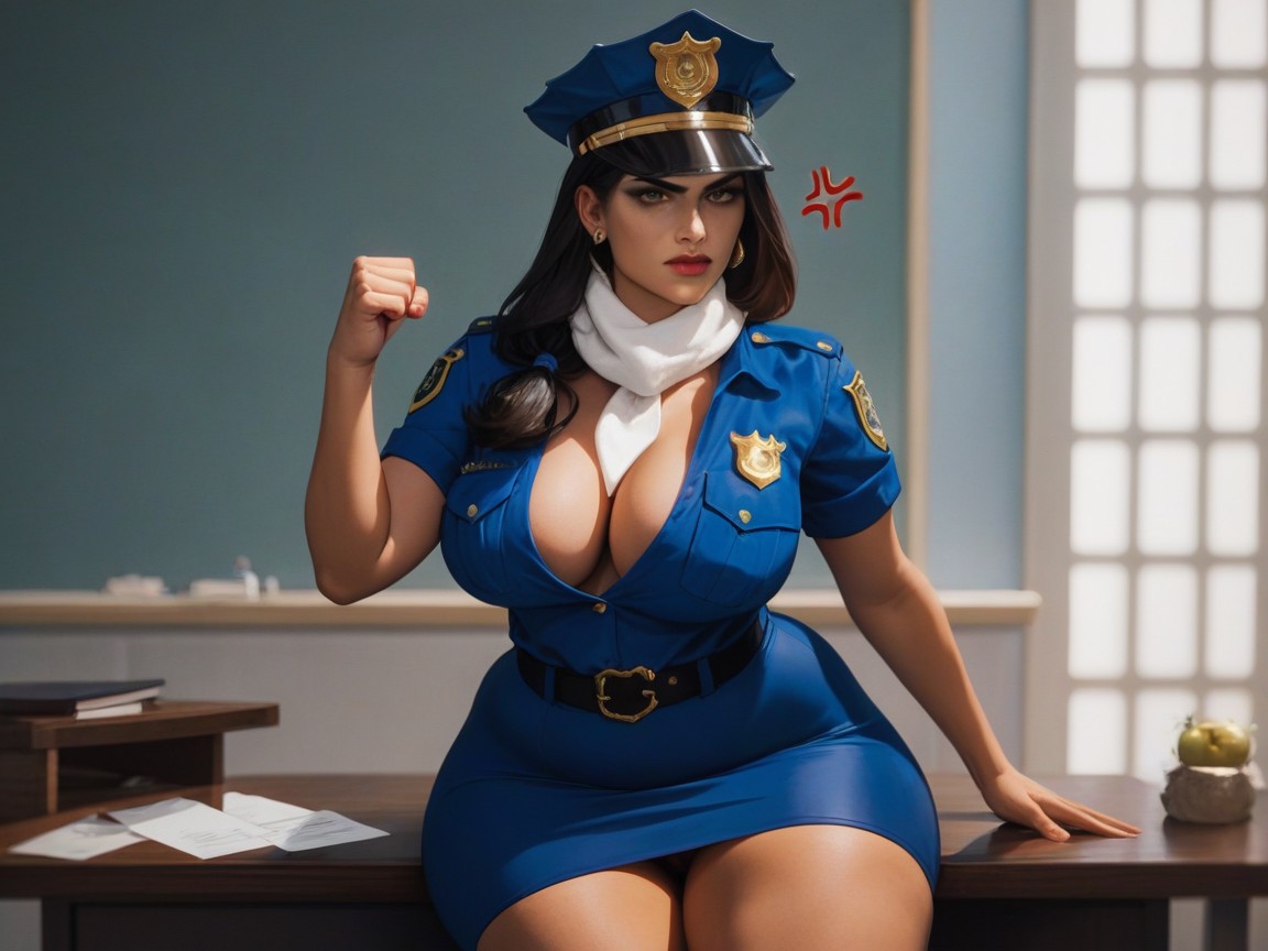 Width, Woman Looking Away, Thick Full Thighs Hentai AI Porn