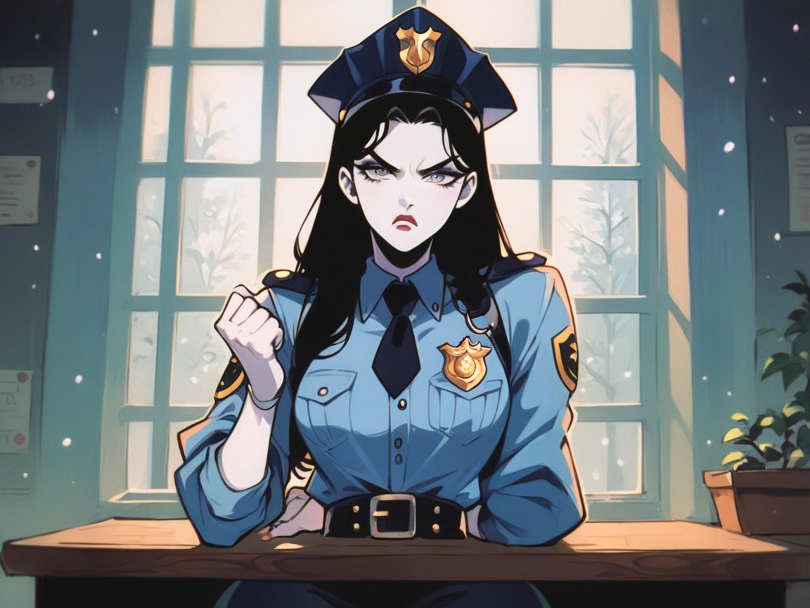 Snowing, Pale White Skin, Wide Hip Width Hentai AI Porn