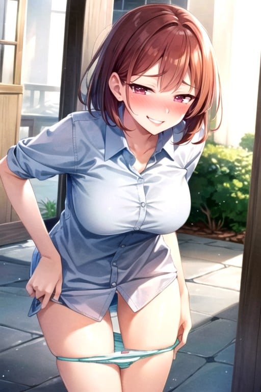 Traviesa, Camisa De Oficina, CumPorno AI Hentai