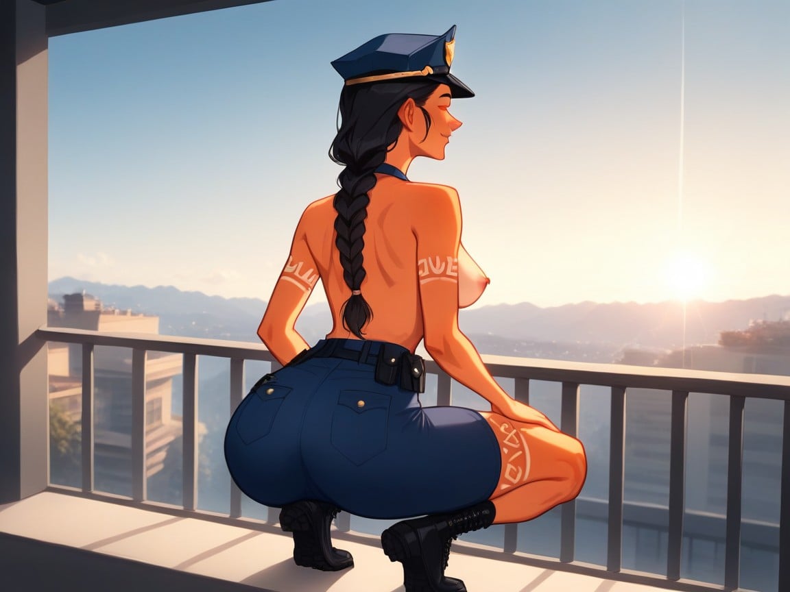 Small Ass, Police Costume, Tribal Tattoos Shemale AI Porn