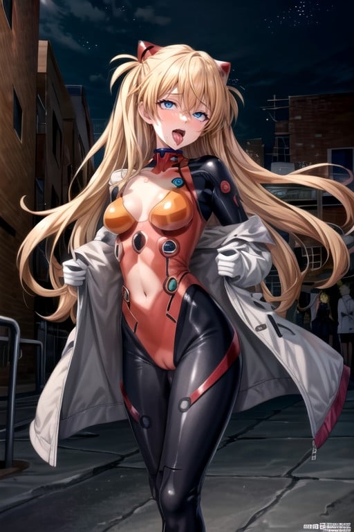 Ahegao, Shibari, Asuka (evangelion)Porno IA Hentai