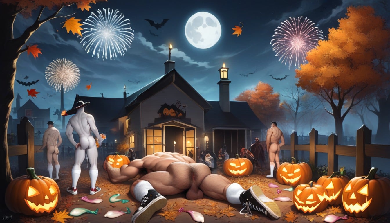 Ghost, Cum Shot, Smelling Crotch AI Gay Porn