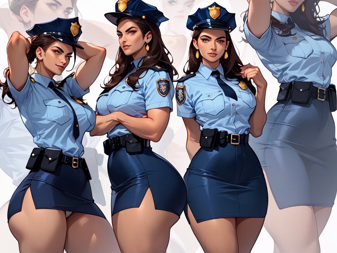 Breast Width, Wide Ass Cheeks, Straight Hentai AI Porn