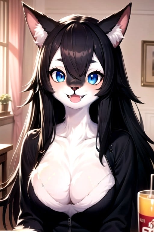 Mignon, Yeux Bleus, Cheveux RouxPorno IA Hentai