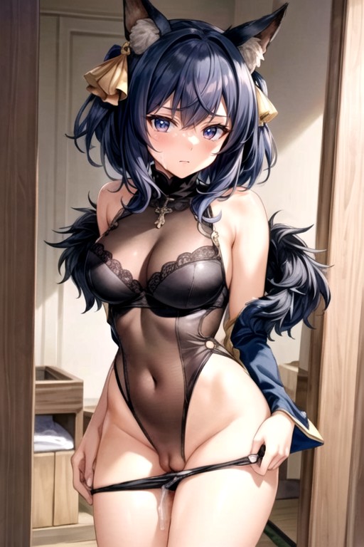 Hair And Headgear Kitasan Black Has Long, But They Can Also Soften During More Tender Or, Kitasan Black Has Like Ears On Top Of Her Head Her Ears Are Pointed And Covered With Black FurPorno IA Hentai