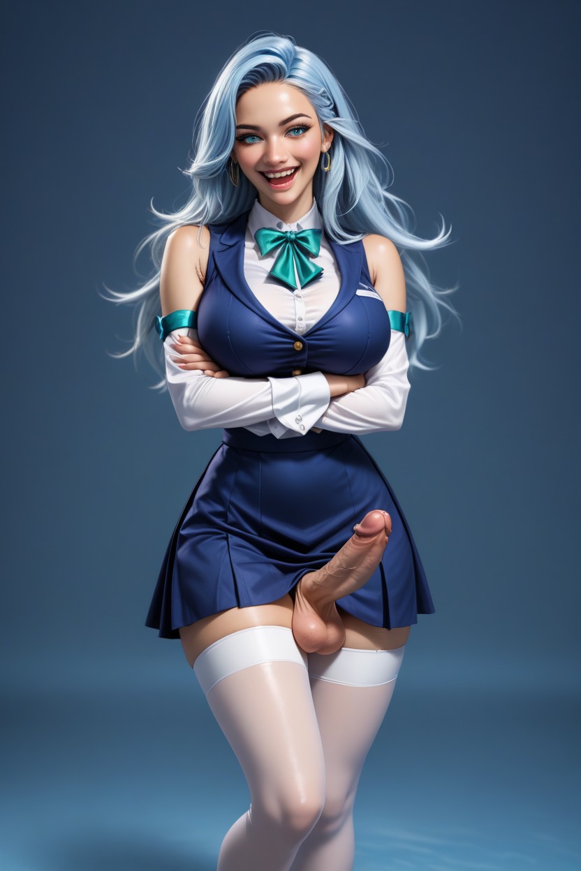 Arms Crossed, Japanese, Figure Shemale AI Porn