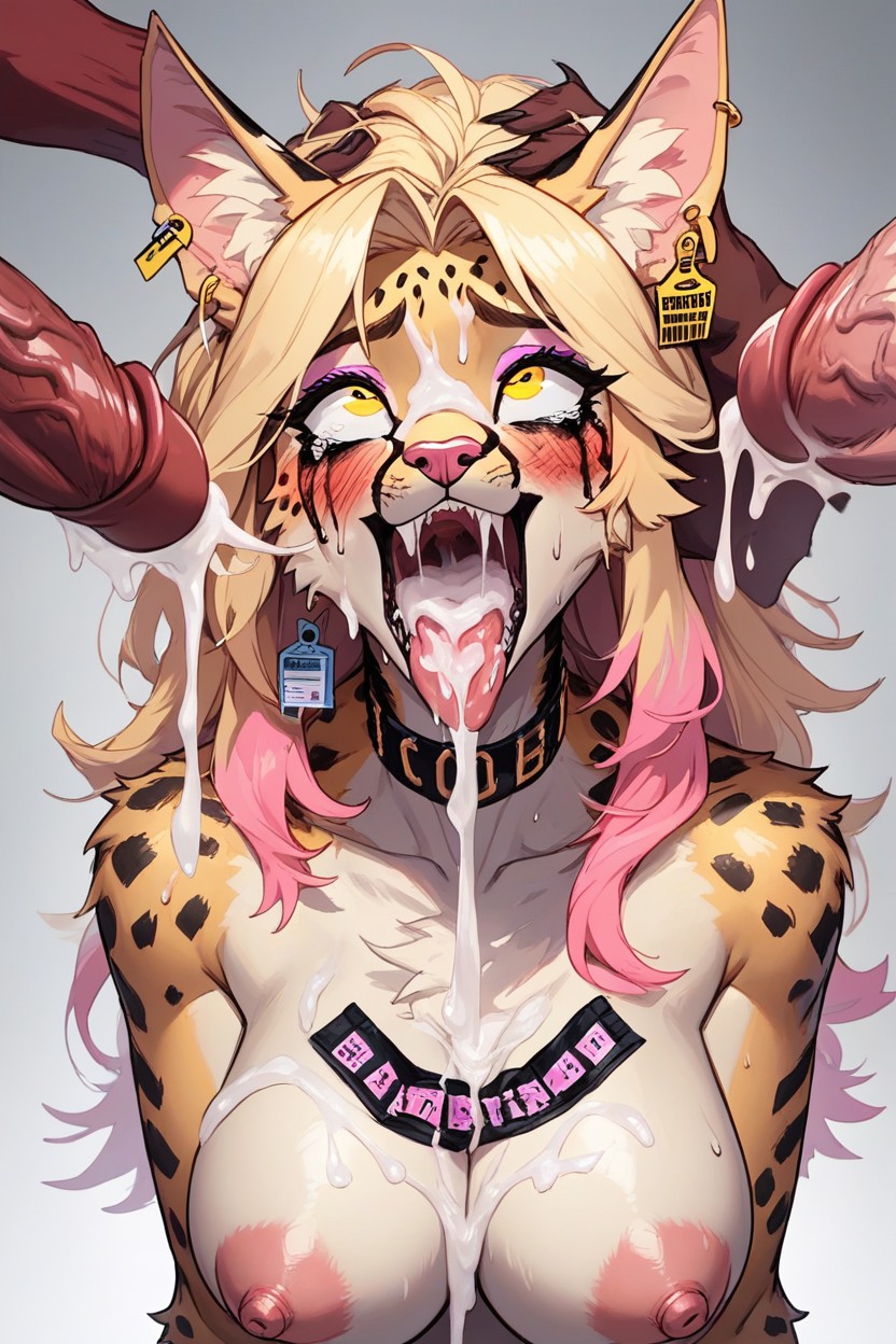 Barcode, Mascara, Sweaty Furry AI Porn