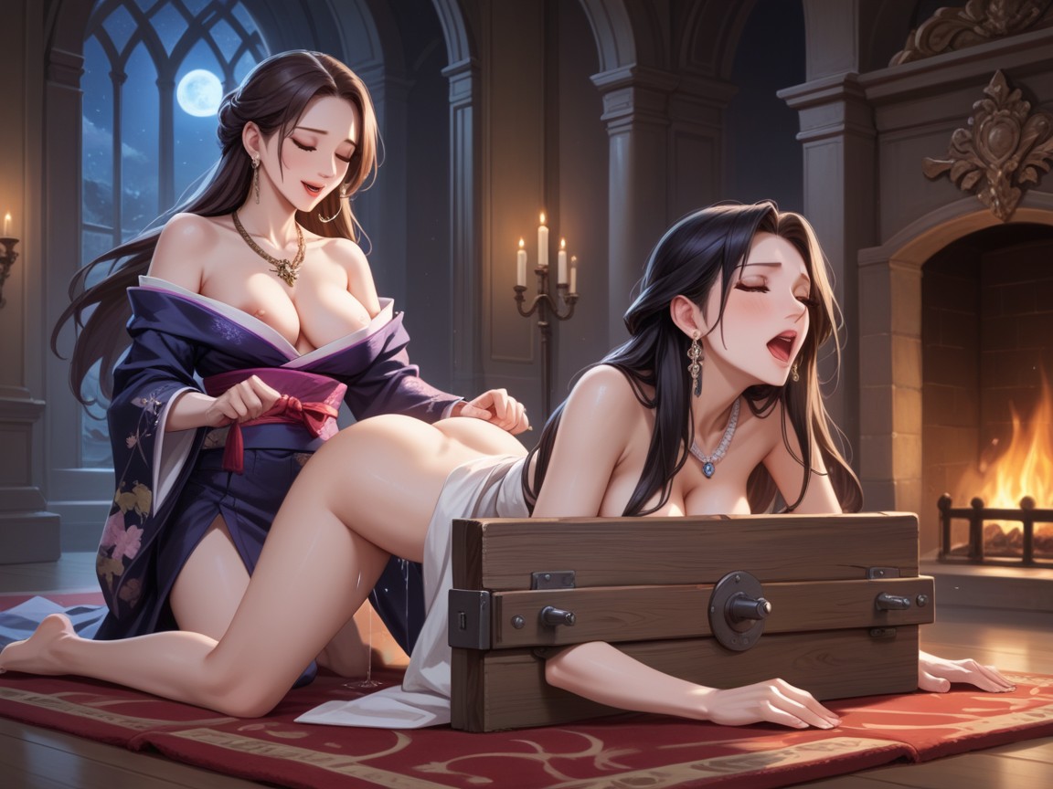Necklace, Earrings, Anatomically Accurate Hentai AI Porn