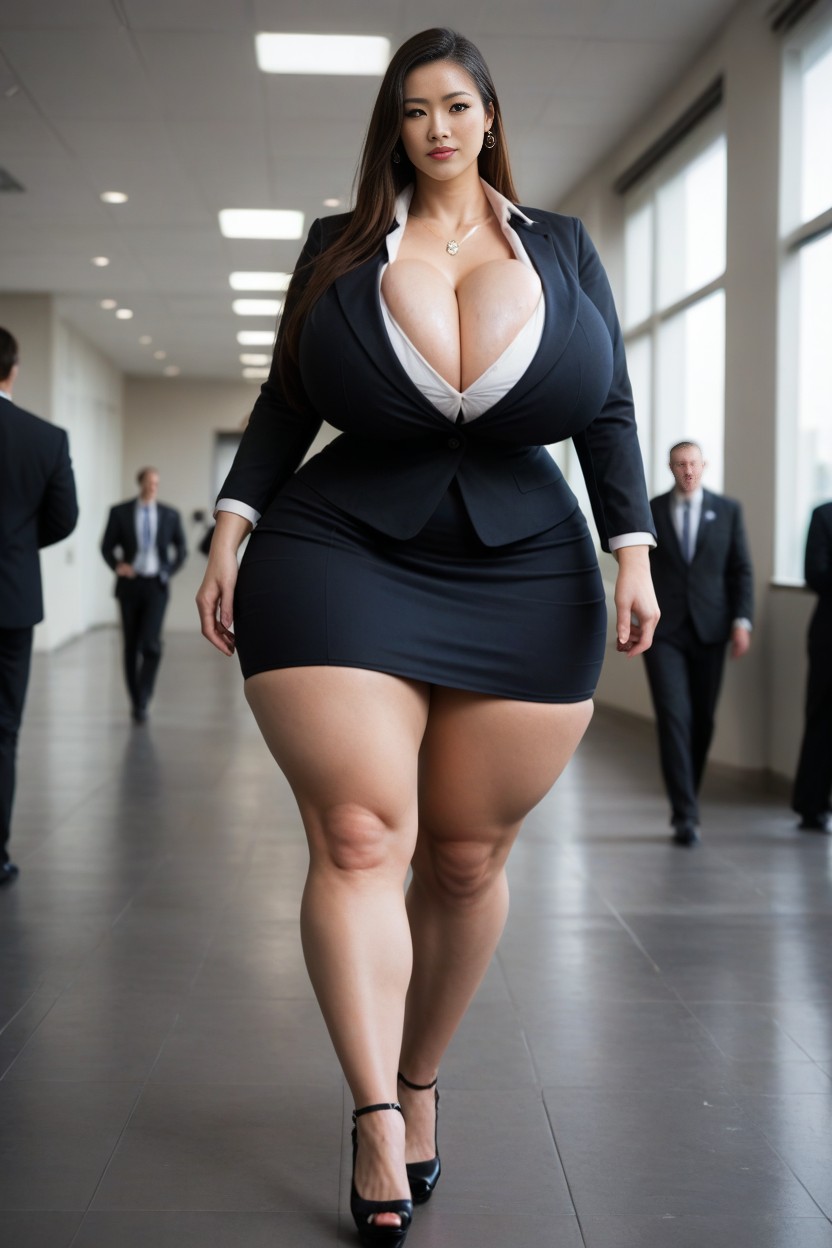 Top Down, No Nude, Extremely Large Ass AI Porn
