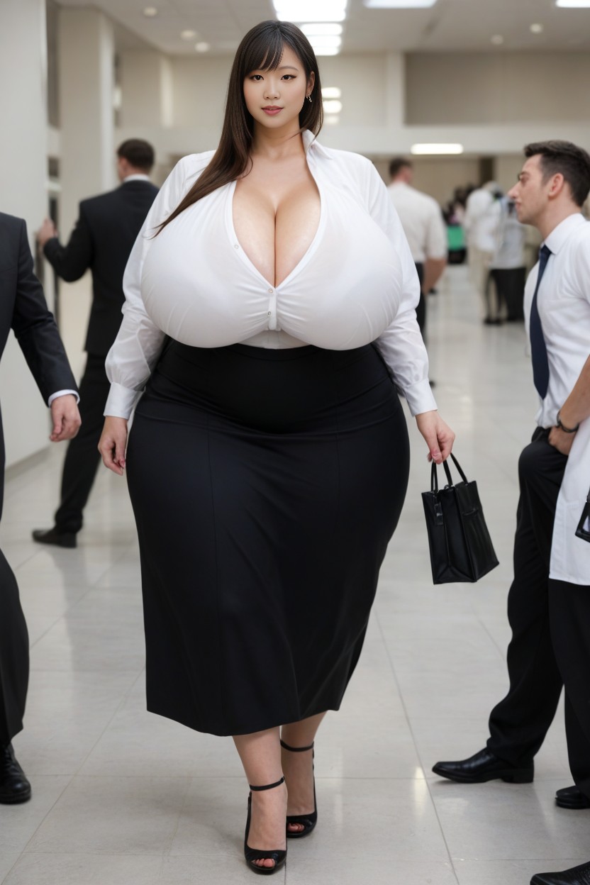 Less Skin Exposure, 1 Person, Walking Fast AI Porn
