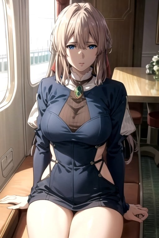 Naked, Skinny, Violet Evergarden AI Porn