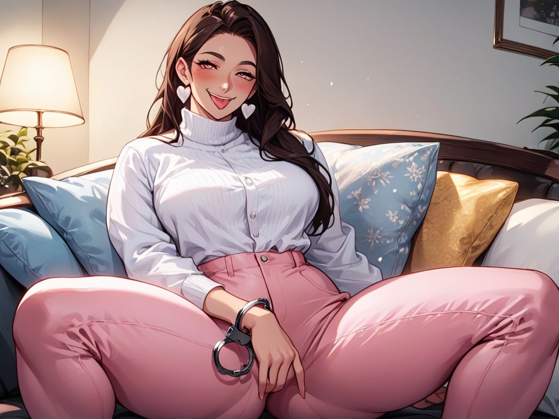 Thick Thighs, Snatched Waist, Pale White Skin AI Porn