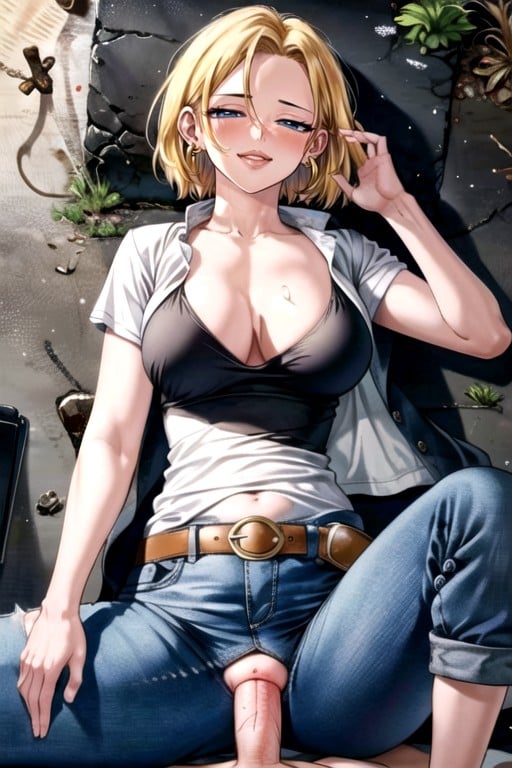 Android 18 (dragon Ball Z), Mangas, Gros CulPorno IA