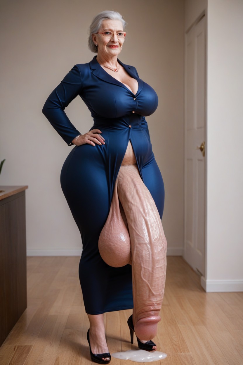 Massive Ass, Hair, Massive Huge Balls Shemale AI Porn