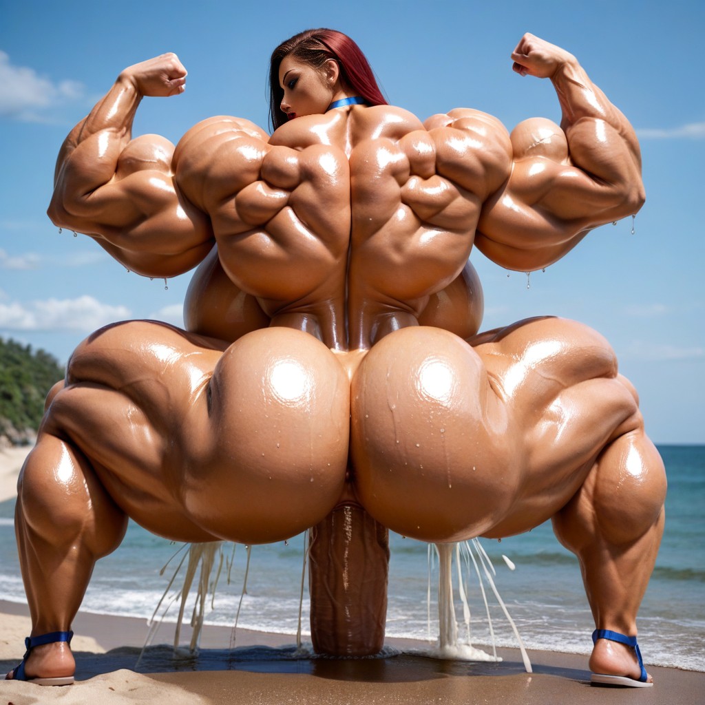 Beautiful Shapely Legs, Autopaizuri, Brazos Arriba Porno IA