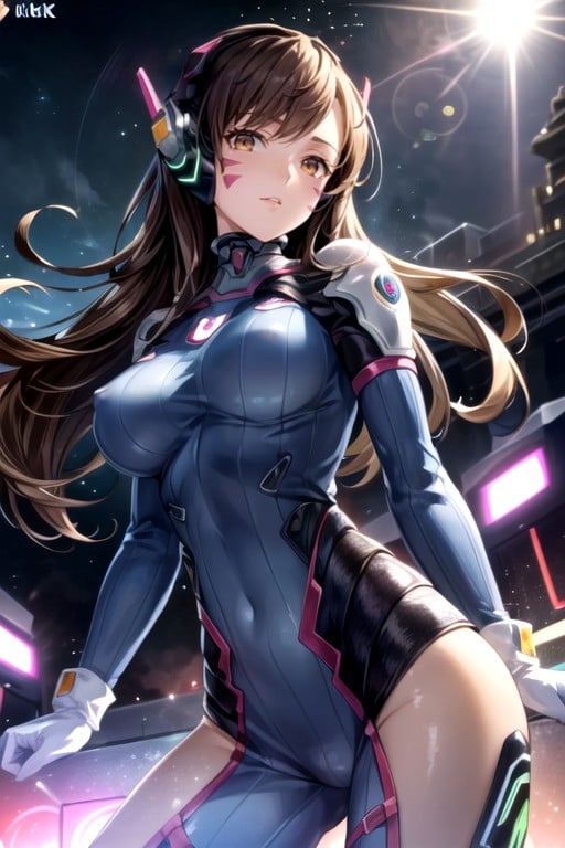 D'va (overwatch), Primer Plano, Piel GrasaPorno AI