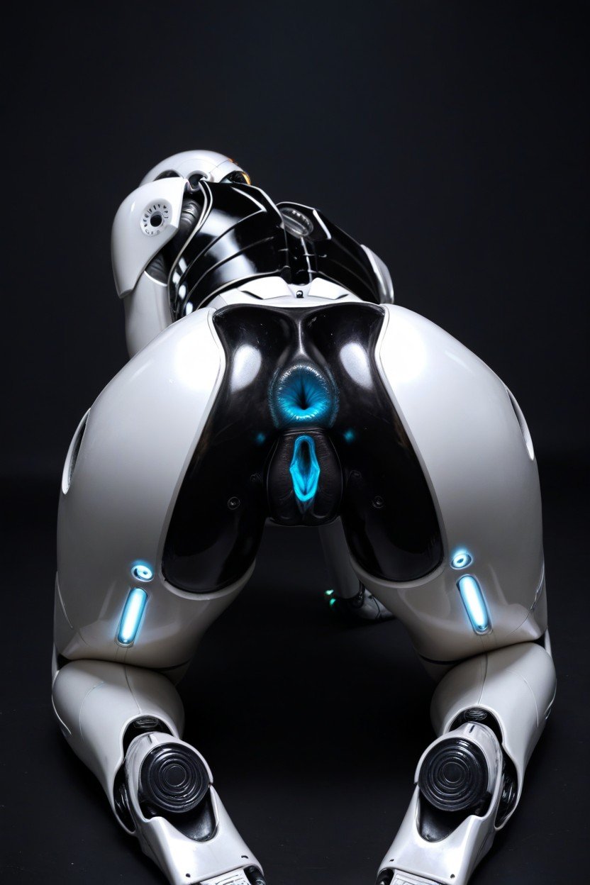 Rear View, Robot Bionic Anus, Solo Robot쉬메일 AI 포르노