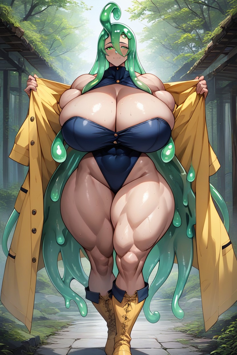Top Quality, Cleavage, Breast Expansion Hentai AI Porn
